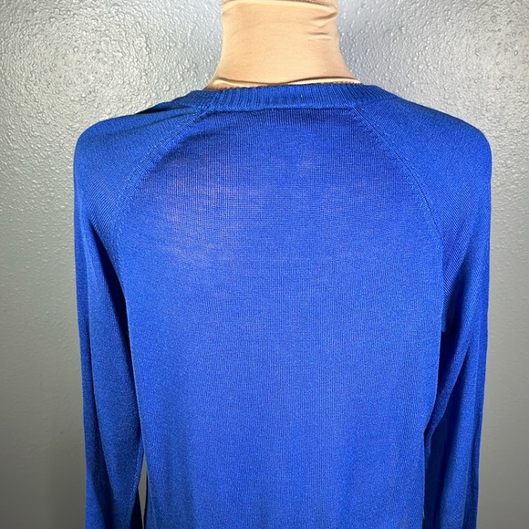 Blue Chillin with my snowmies snowman holiday ugly christmas sweater size M - Picture 6 of 9